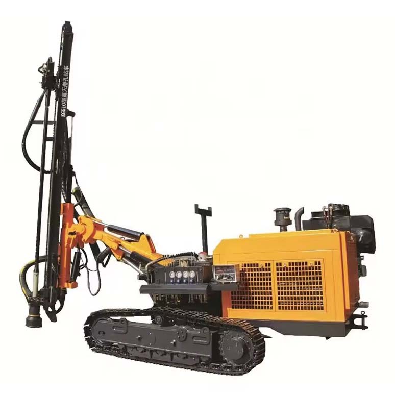 Machine de forage de pierres sur chenilles, portable et hydraulique, pour le sablage KG510