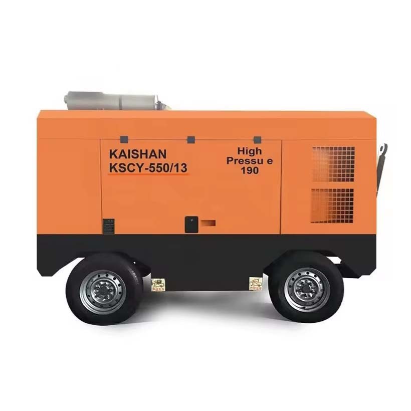 Compresseur d'air mobile à vis pour le forage de puits d'eau KSCY-220