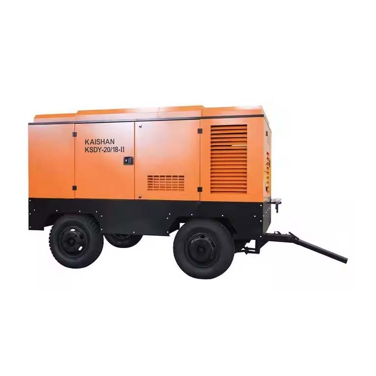 Compresseur d'air mobile à vis pour l'extraction minière KSDY-13.6